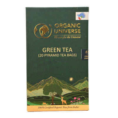 Organic Universe Organic Uni-Green Tea (20 Pyramid Tea Bags)