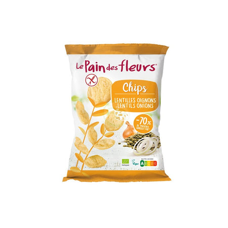 Le Pain Des Fleurs Chips Lentils onion 50g