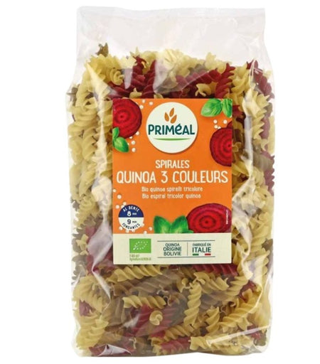 Primeal 3 Colors Wheat Spirals & Quinoa 500g