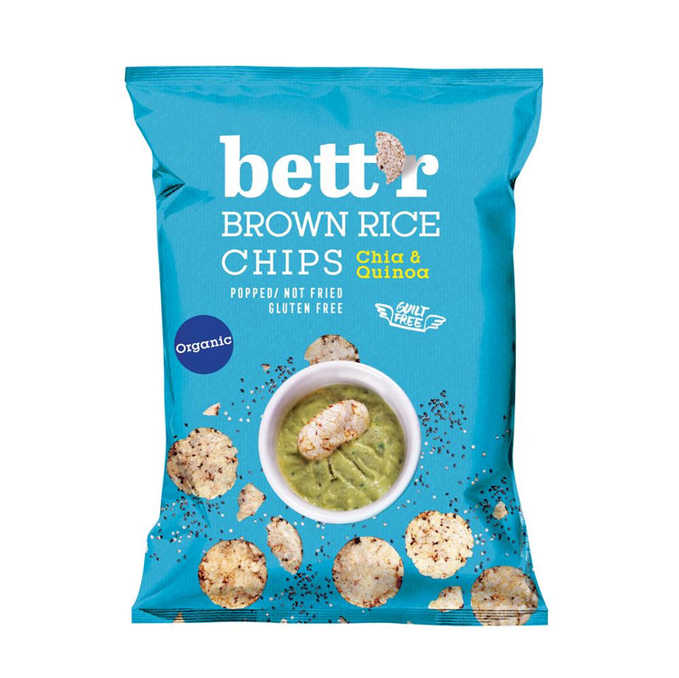 Bettr Rice Chips with Chia and Quinoa - 60g