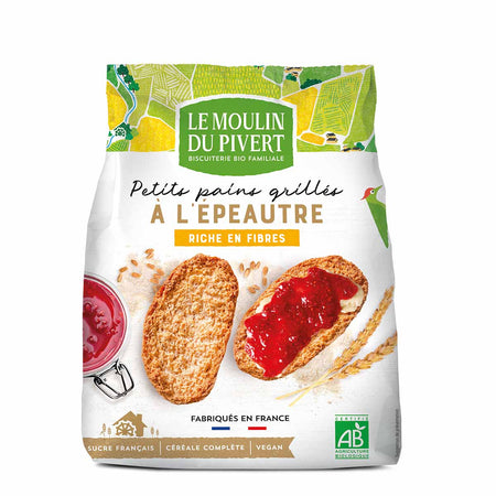 Le Moulin Du Pivert Spelt Swedish Toasts 225g