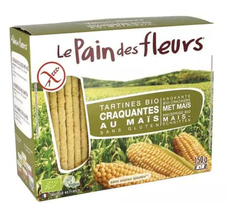Le Pain Des Fleurs Corn Crispbread 150g