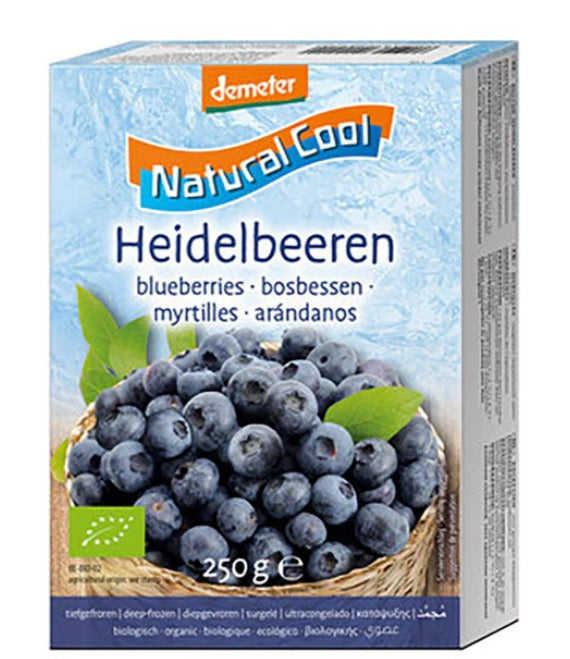 Natural Cool Organic Blueberries 250g