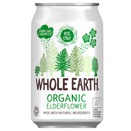 Whole Earth Elderflower - cans 330ml