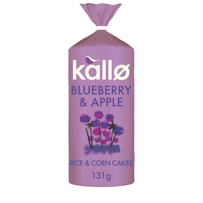 Kallo Blueberry & Vanilla Rice Cakes 131g