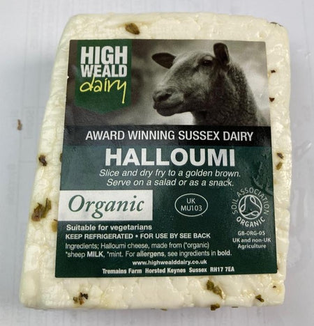 High Weald Organic Sheep Milk Halloumi Cheese 150g