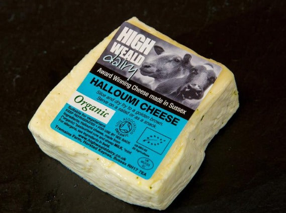 High Weald Organic Cow & Sheep Milk's Halloumi Block 150g