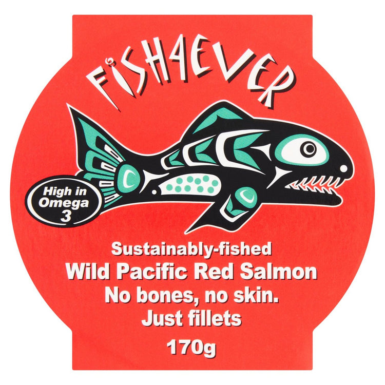 Fish4Ever Wild Pacific Red Salmon Filleted - 170g