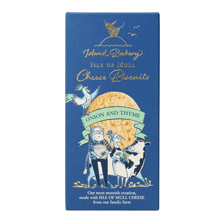 Island Bakery Cheese Biscuits - Onion & Thyme 100g