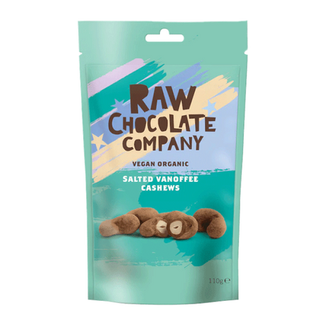 Raw Chocolate Salted Vanoffee Cashews Large 100g