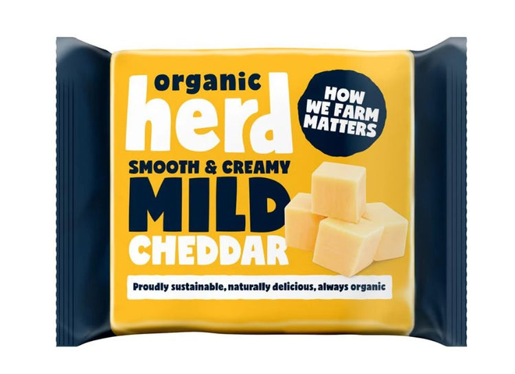 Organic Herd Mild Cheddar Cheese 200g