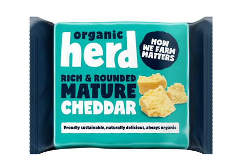 Organic Herd Mature Cheddar Cheese 200g