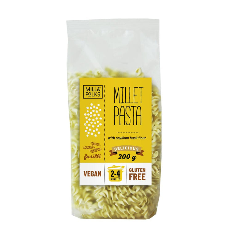 Mill & Folks Millet Pasta Fusilli - 200g