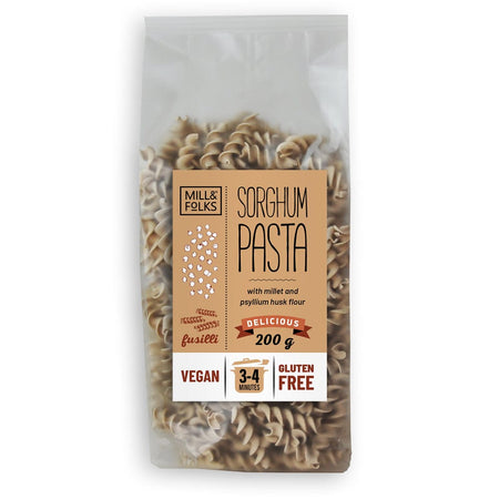 Mill & Folks Sorghum Pasta Fusilli - 200g