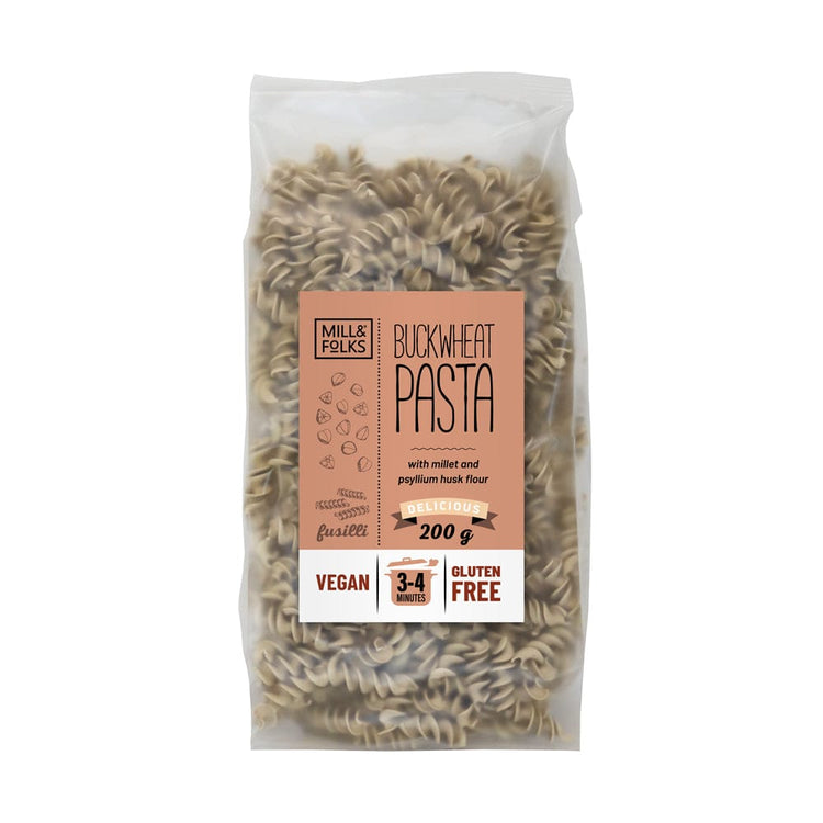 Mill & Folks Buckwheat Pasta Fusilli - 200g