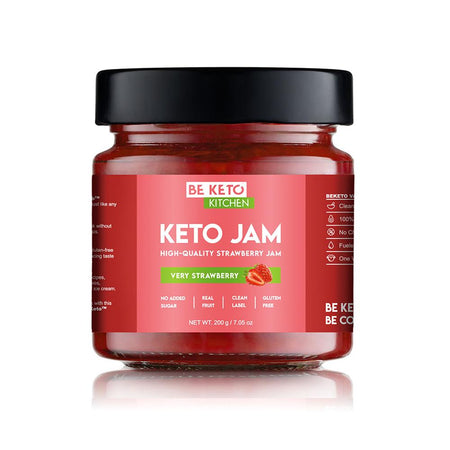 BeKeto Keto Jam Very Strawberry - 200g