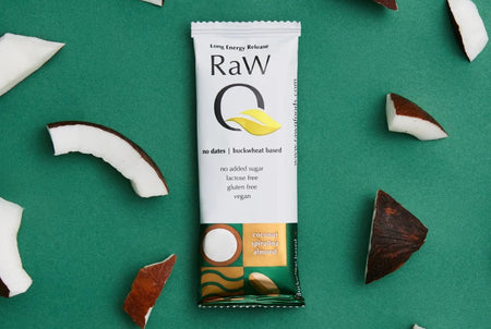 RawQ Long Lasting Coconut Spirulina Almond Energy Bar 40g