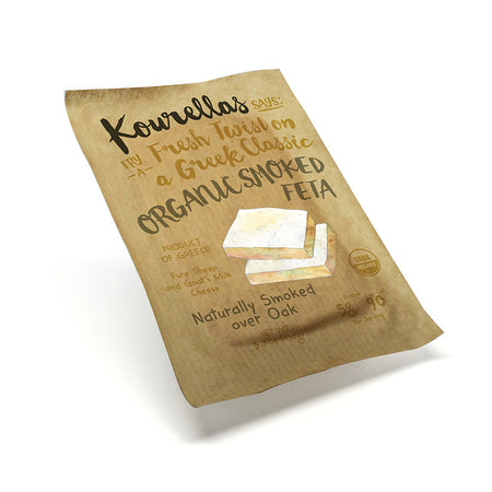 Kourellas Organic Smoked Feta 150g