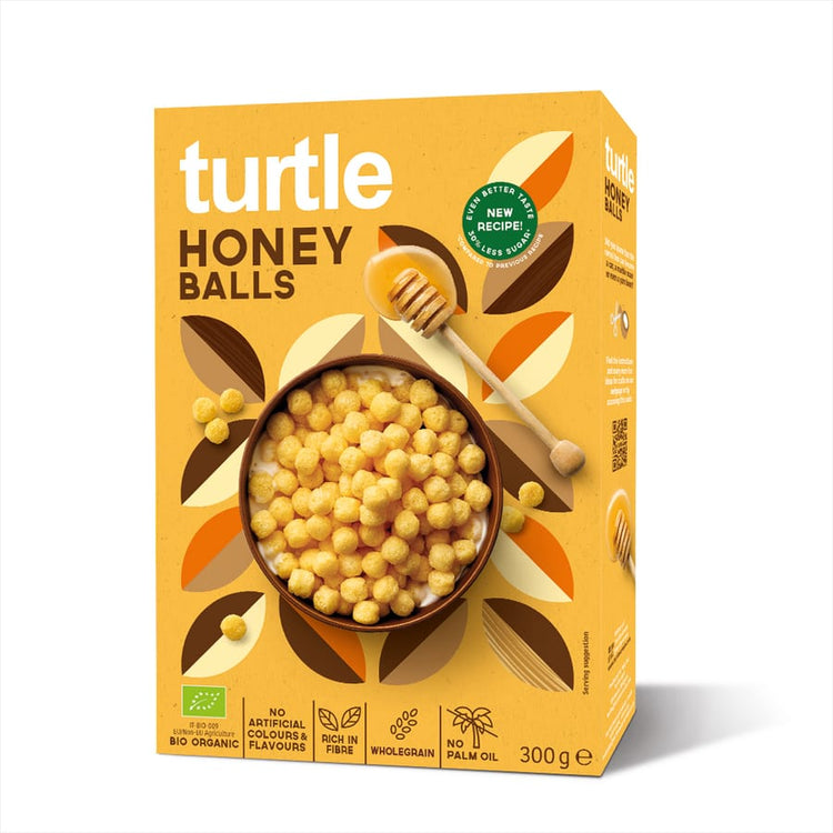 Turtle Organic Honey Balls - 300g