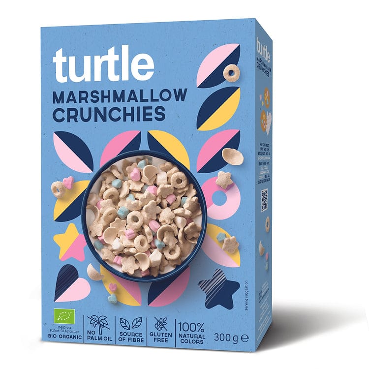 Turtle Organic Marshmallow Crunchies - 300g