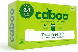 Caboo Bath Tissue 16packs 300 Sheet-Plastic Free