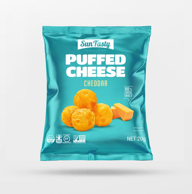 Sun Tasty Puffed Cheese Cheddar 20g