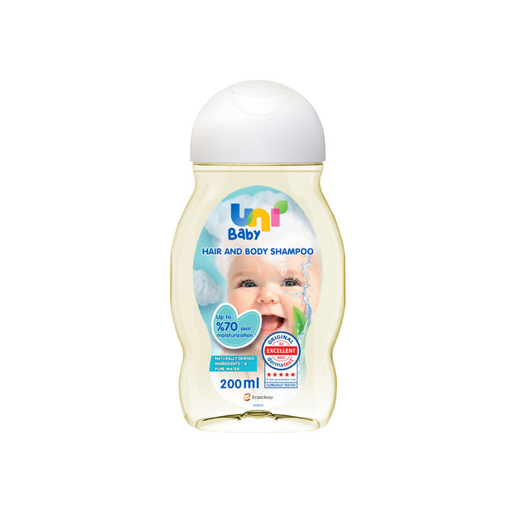 Uni Baby Hair and Body Shampoo SKin Moisturization 200ml