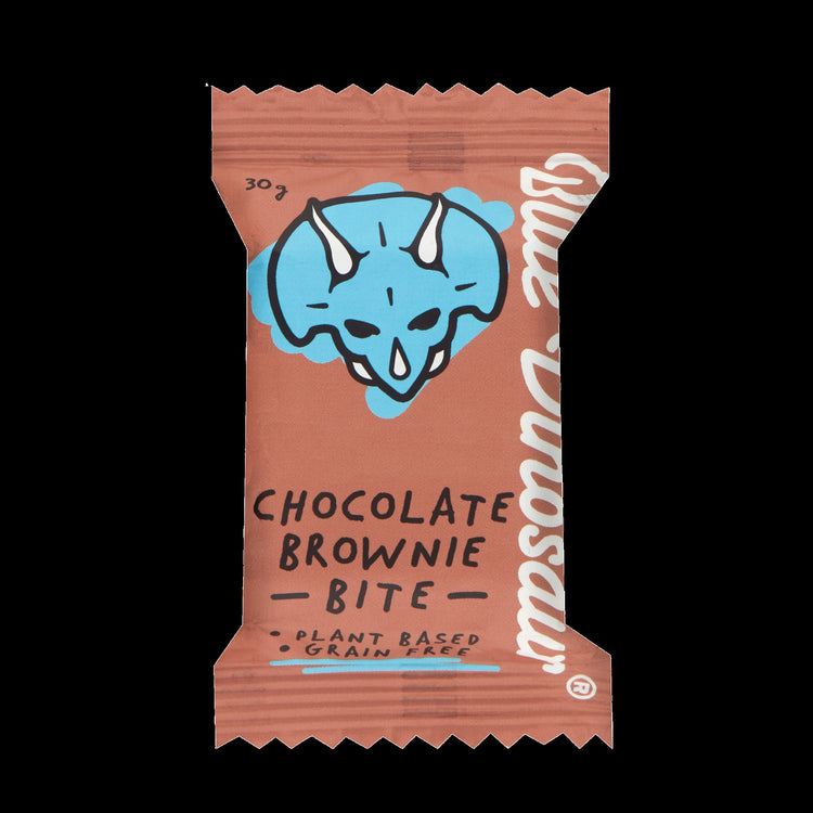 Blue Dinosaur Bite - Chocolate Brownie 30g