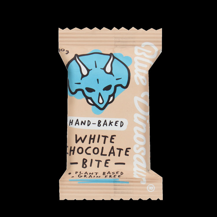 Blue Dinosaur Bite - White Chocolate 30g