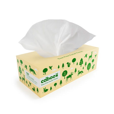 Caboo Facial Tissue, 184 2-ply