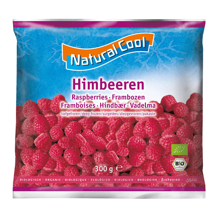 Natural Cool Organic Raspberries 300g