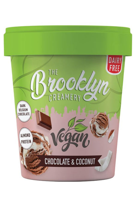 The Brooklyn Vegan Chocolate & Coconut Ice Cream 450ml