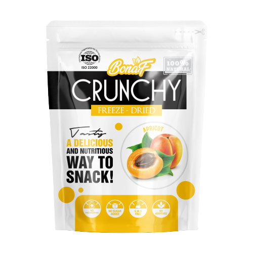 Bonaf 100% Natural Crunchy Apricot Freeze Dried 25g