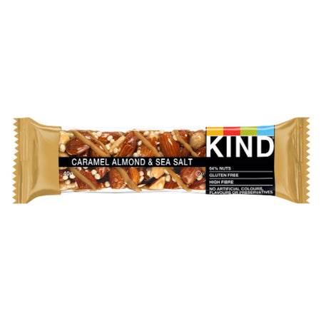 Kind Caramel Almond & Sea Salt Bar 40g