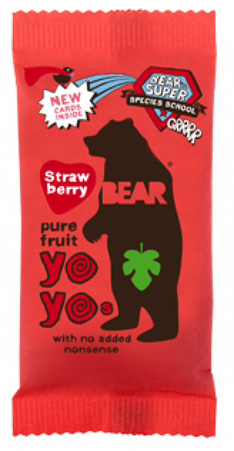 Bear Strawberry Yoyo Fruit Rolls 20g