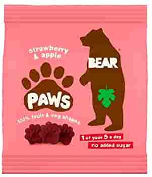 Bear Strawberry & Apple Paws 20g