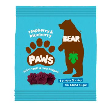 Bear Raspberry & Blueberry Paws 20g