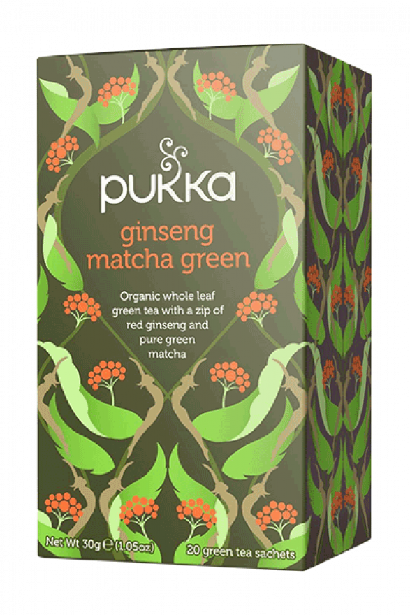 Pukka Organic Ginseng Matcha Green Tea Bags 30g, 20bgs