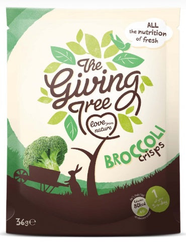 The Giving Tree Vacuum Fried Broccoli Crisps 36g