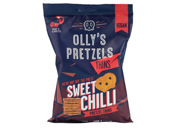 Ollys Sweet Chili Pretzel Thins 140g