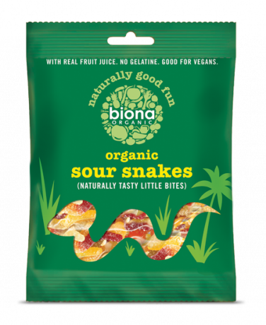 Biona Organic Sour Snakes 75g