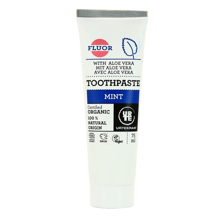 Urtekram Organic Toothpaste Mint with Aloe Vera 75ml