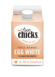 Two Chicks Free Range Egg Whites 500 ml